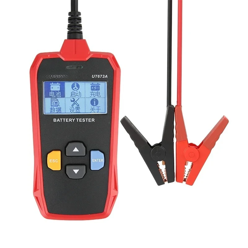 

UT673A Car Battery Tester Charger Analyzer 12V 24V Voltage Battery Test Car Battery Tester Charging Scanner Tool