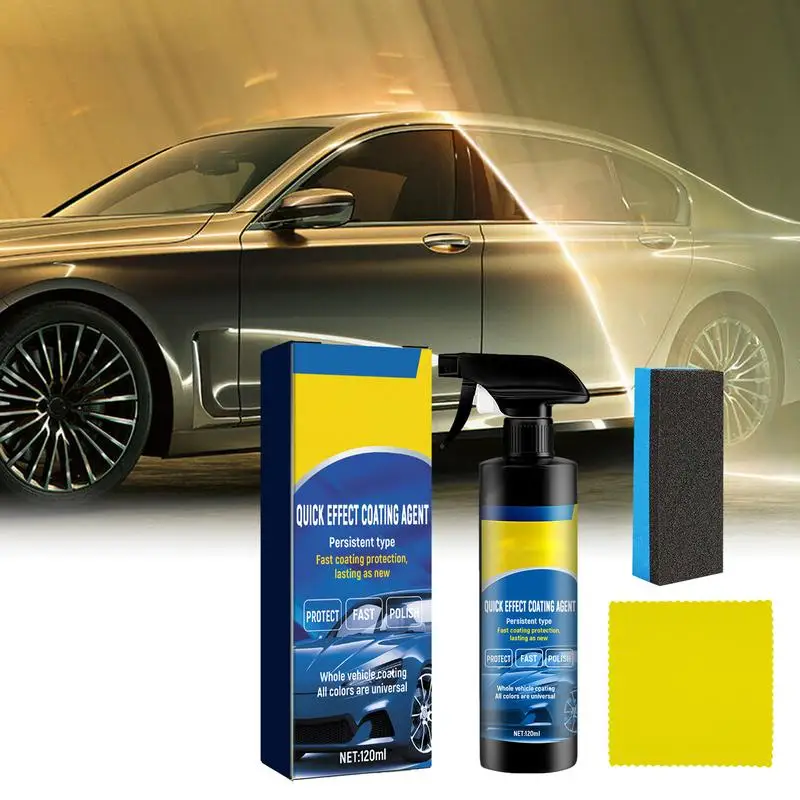 Car Coating Agent Spray, Auto Paint Refresher, Car Coating Wax, à prova de poeira Refurbisher, Fast Car Coating, Fine Scratch Repair