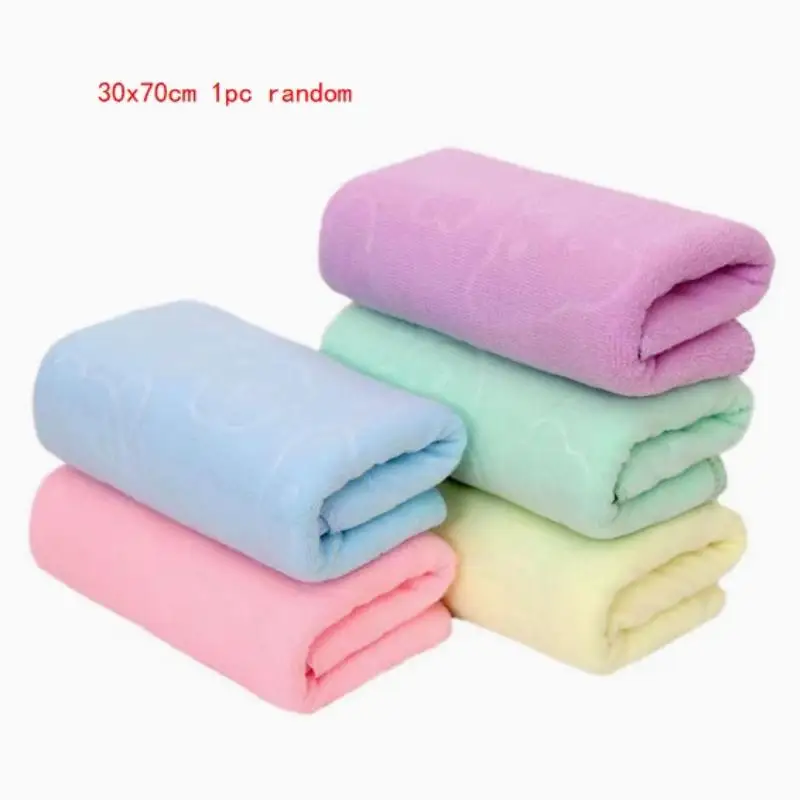 Soft Microfiber Bath Towel Ultra Absorbent Breathable Machine Washable for Bathroom Shower Home Use