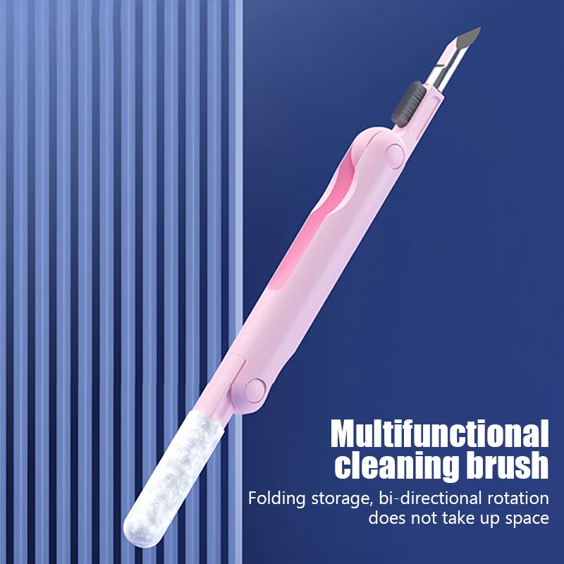 7-in-1 Computer Keyboard Cleaner Brush Kit Earphone Cleaning Pen For Headset iPad Phone Cleaning Tools Cleaner Keycap Puller Kit