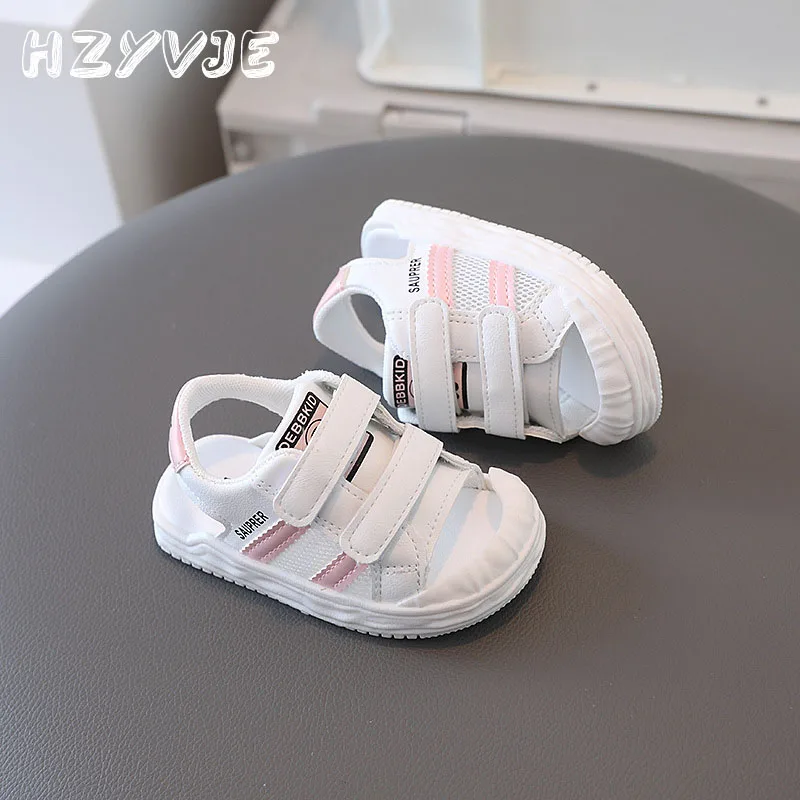 Summer Baby Kids Sandals 2024 Children Trend Fashion Toddler Baby Boys Girls  Anti-slippery Soft-soled Walking Shoes Footwear