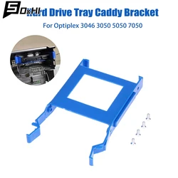2.5 Inch SSD Solid State Hard Drive Rack Bracket W/Screw For Dell Optiplex 3046 3050 5040 5050 7040 7050 MT Repair Part