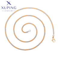Xuping Jewelry New Arrival Charm 44cm Copper Alloy Multicolor Chain Necklaces for Women Exquisite Gift X000775586