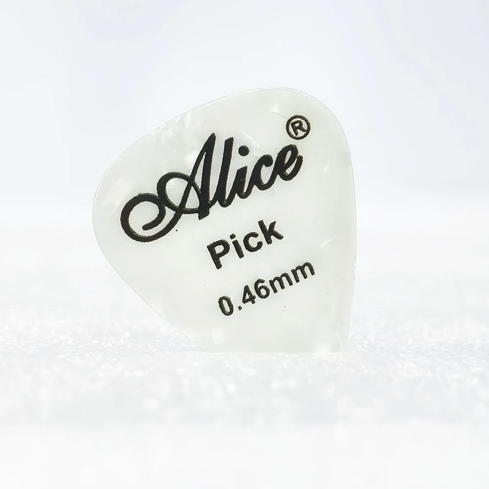 6/12pcs Alice Celluloid Guitar Picks Plectrum Mediator Random Color 0.46/0.71/0.81/0.96/1.2mm Guitar Accessories