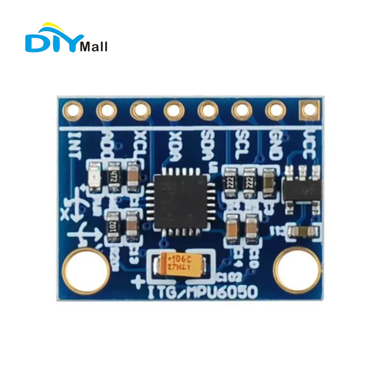 10-個-mpu-6050-3-軸加速度計ジャイロセンサーモジュール-arduino-i2c-インターフェースセット用