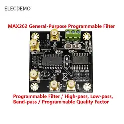 MAX262 module Programmable Filter Module Switched capacitor filter Bandpass/Highpass/Lowpass Programmable Center Frequency