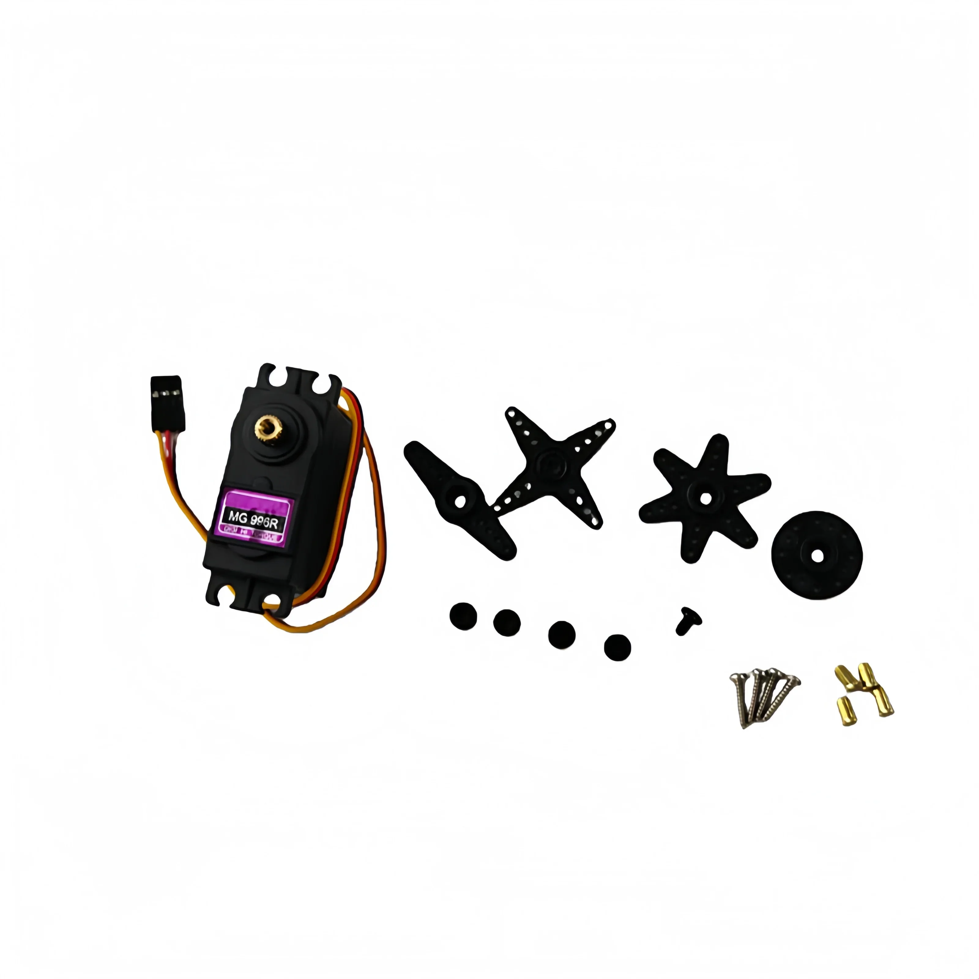 Mg996r servo padrão de metal 180 graus modelo de aeronave digital modelo de carro braço mecânico servo de direção
