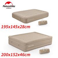 Naturehike TPU Inflatable Mat Outdoor Camping 46cm 28cm Thicken Sleeping Pad Portable 2 Person Air Mattress Travel Tent Bed