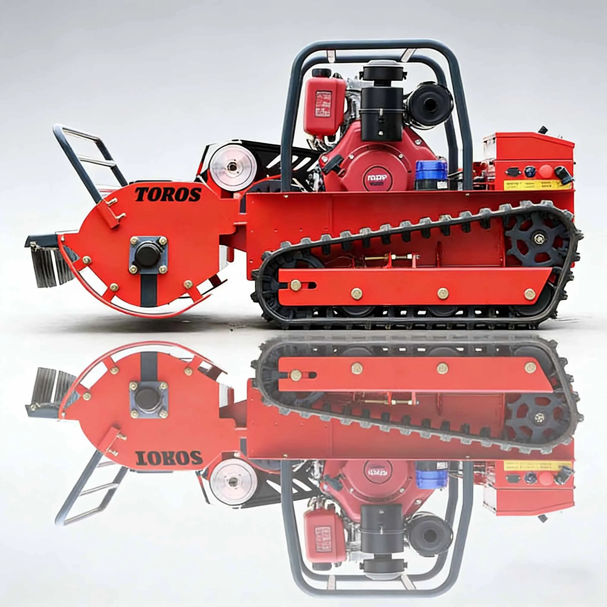 

New Arrival Mini Customized Farm Lawn Mower 600mm Home Robotic Diesel Power Crawler Customized Lawn Mower For Grass Cutting