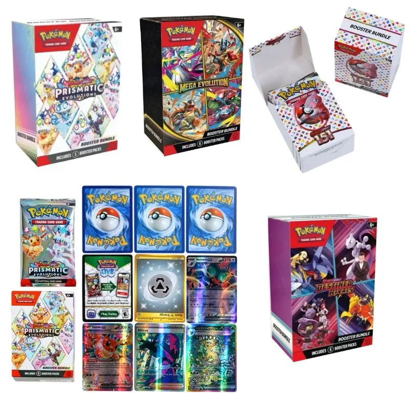 Cartes V10 Version anglaise ME02 Trainer Box ME02 Destined Rivals Prismatic Evolutions Scarlet Violet 151 Cartes Jouets Cadeaux