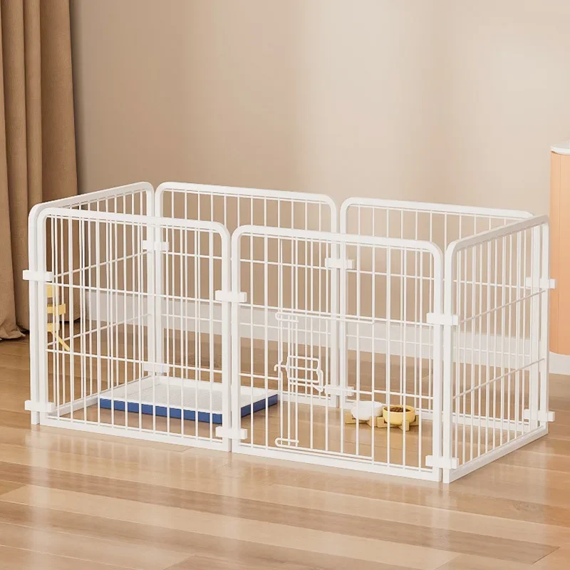 Heavy Duty Dog Playpen with Buckles Indoor Outdoor Pet Fence for Small Medium Large Dogs Detachable Dog Kennel Exercise Pen
