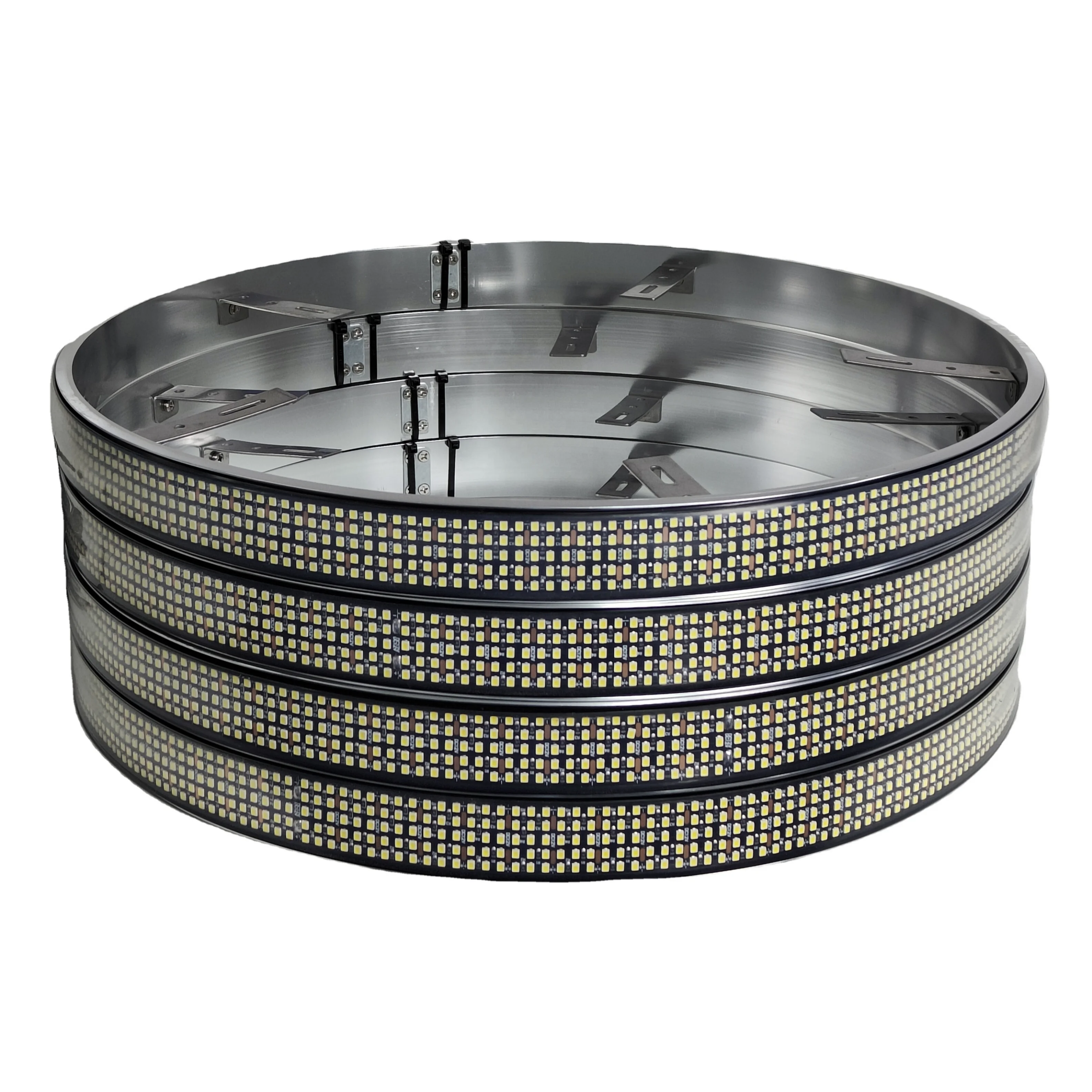 

4680LEDs 4PCS Factory Price The Brightest 5Rows 17Inch Wheel Light White Wide Angle Rim Light Wheel Rings Light Kit