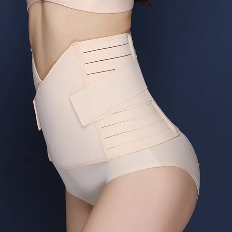 Opaska na brzuch poporodowa do cięcia cesarskiego gorset Waist Trainer urządzenie do modelowania sylwetki regenerację macierzyńską pas wyszczuplający żołądka Cs po operacji