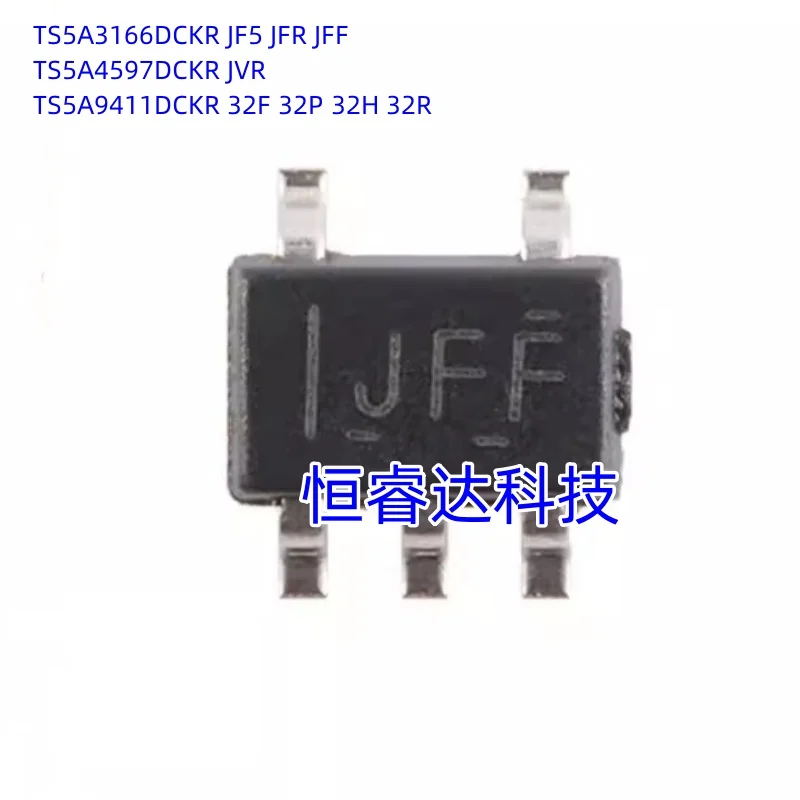 5Pcs 100% New TS5A3166DCKR JF5 JFR JFF TS5A4597DCKR JVR SC-70-5 TS5A9411DCKR 32F 32P 32H 32R SC-70-6 original chips ic