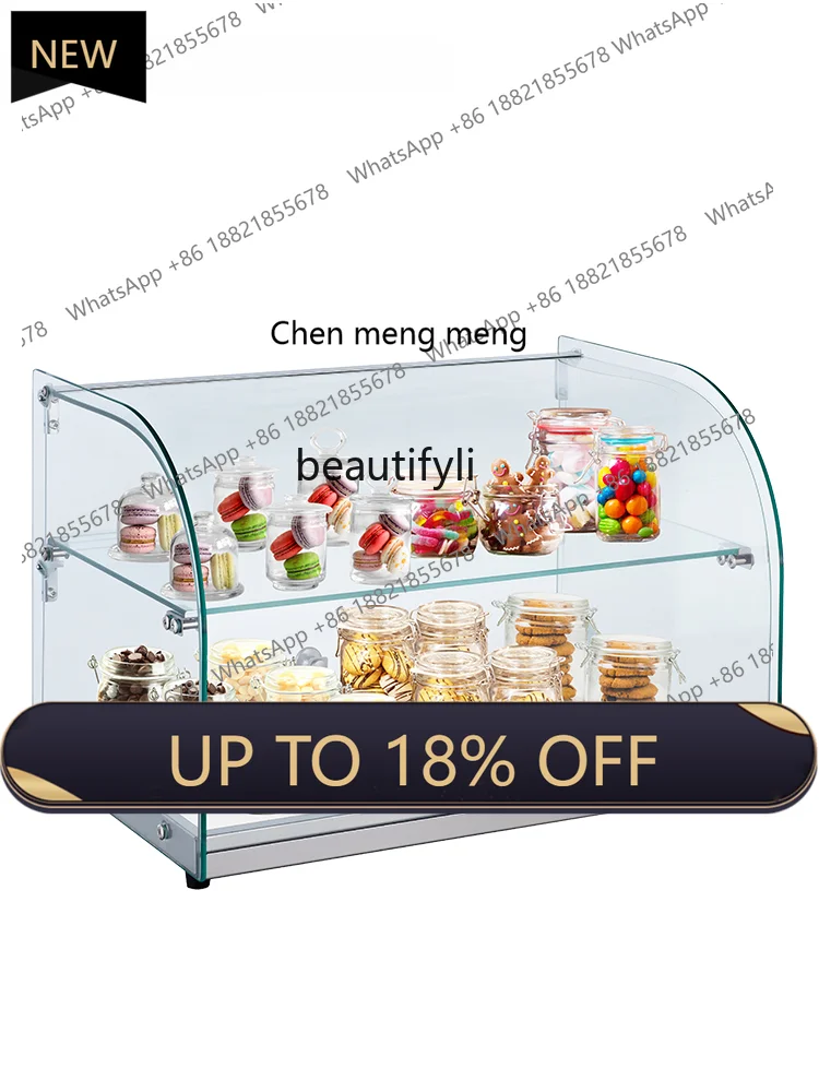 

New arrive Display Cabinet Decoration Tempered Glass Mini Showcase Shop Sample Storage Display