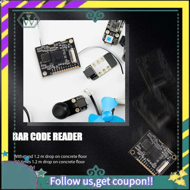 

NEW Lens DC3.3V USB/TTL232 Interface Barcode Scanner Module 1D/2D QR Bar Code Reader PDF417 For Arduino