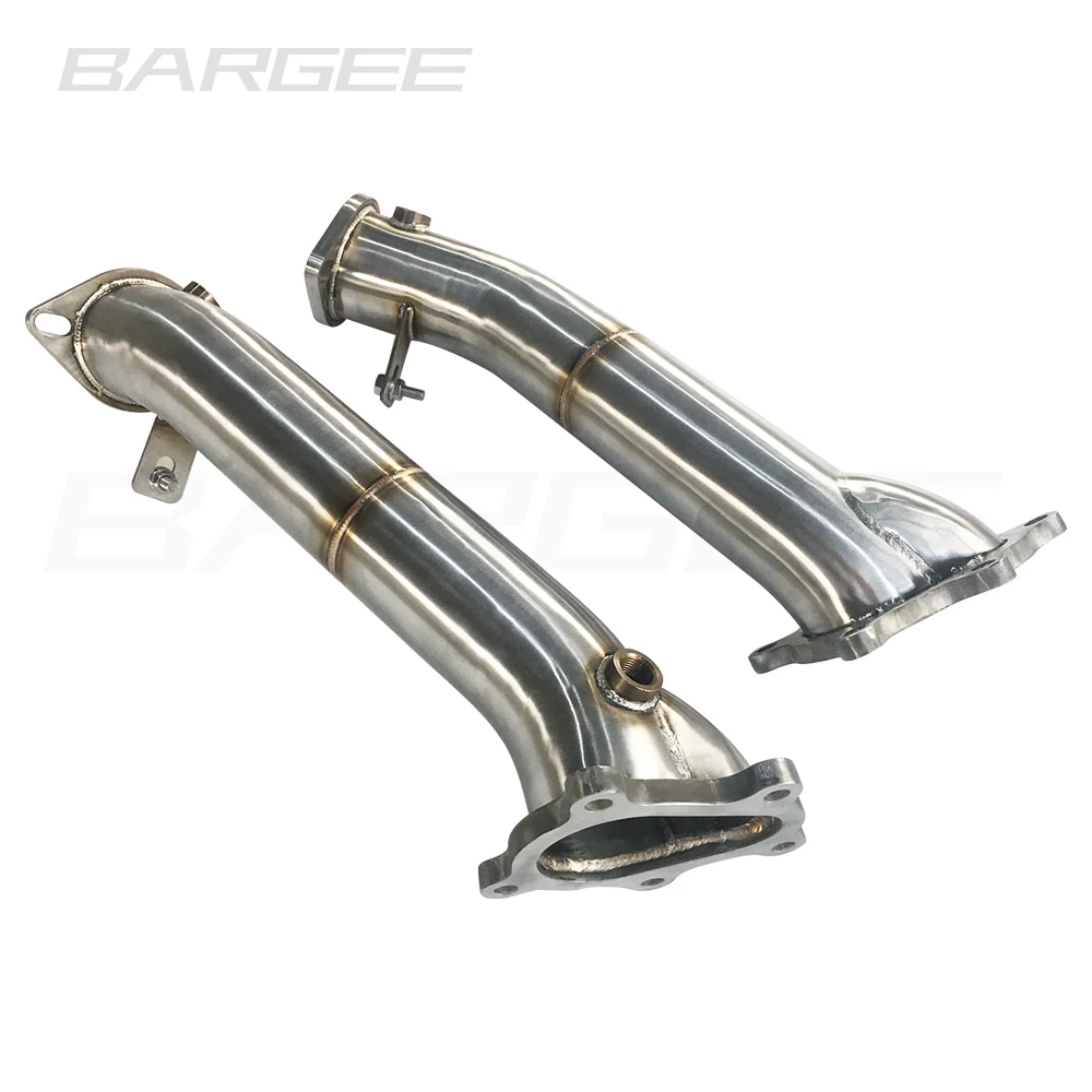 Bargee hot sale high performance catless exhaust downpipe For Nissan GT-R35 GTR 3.8T 2008+ stainless steel exhaust pipe