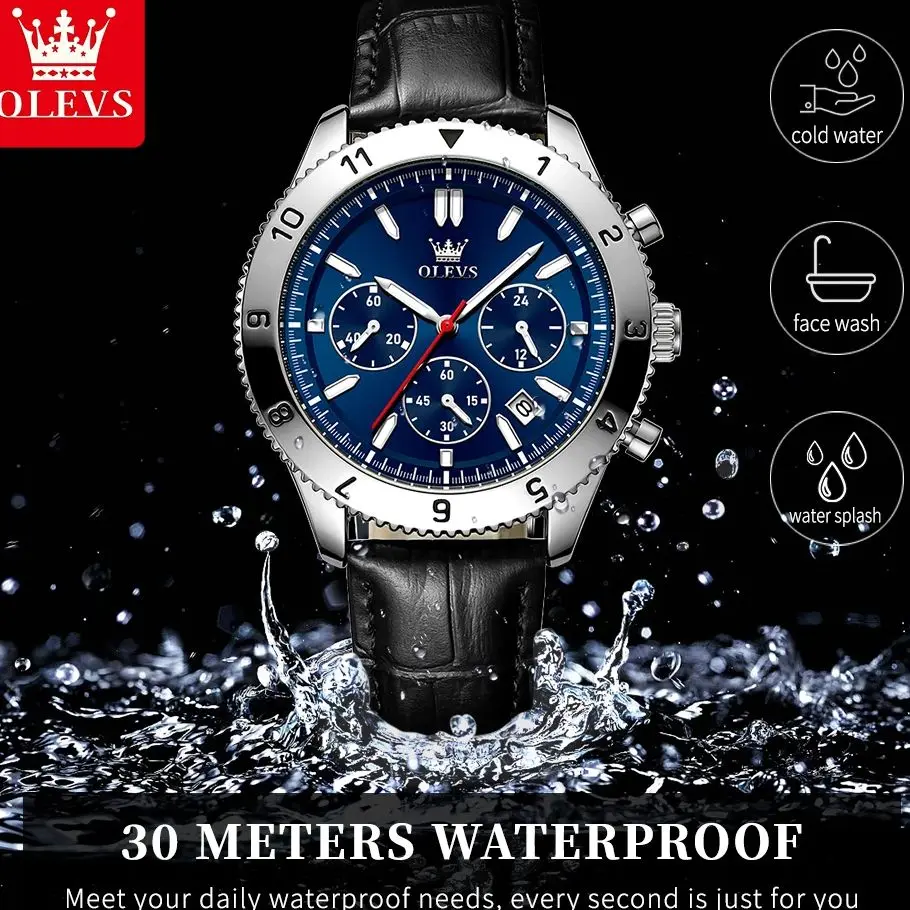 

OLEVS TY711 Man Watch Luxury Casual ﻿Fashion Quartz Watch Waterproof Luminous Week Date Business Sports Watches For Man Reloj