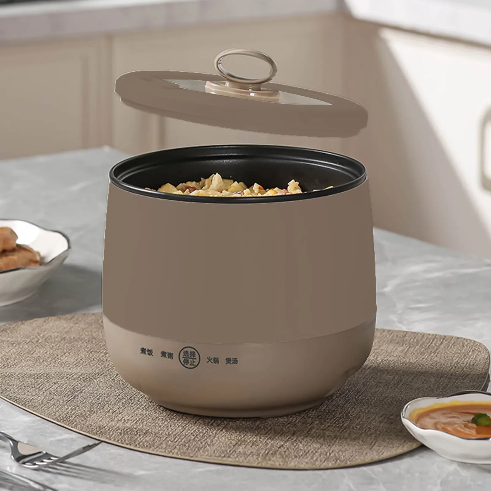 Electric Rice Cooker Multifunctional Anti Stick Smart Mini Rice Cooker for Student Dormitory