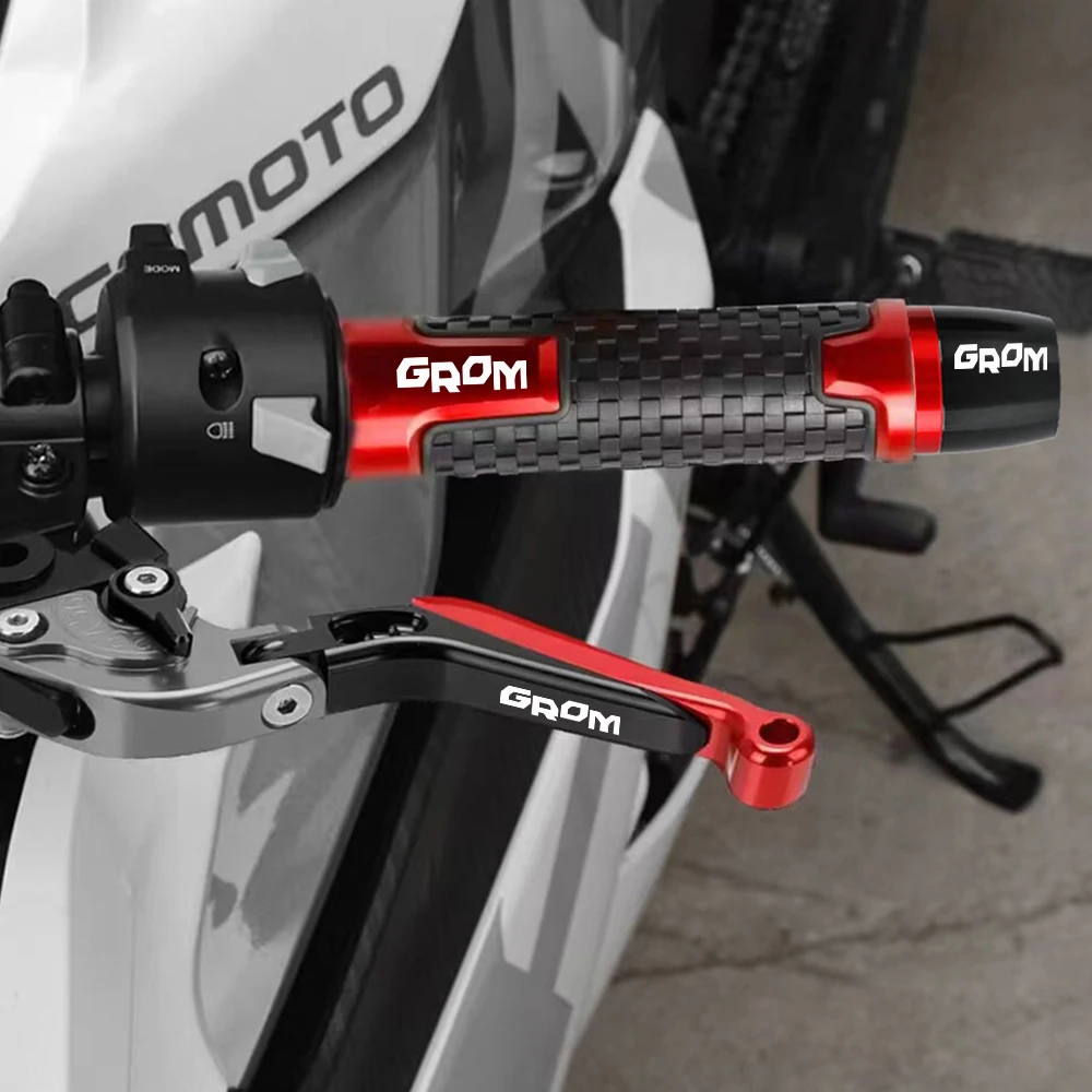 범용 혼다 GROM 125 MSX125 2014-2018 2019 2020 2021 2022 2023 핸들바 그립 바 엔드 캡 카운터웨이트 플러그 슬라이드