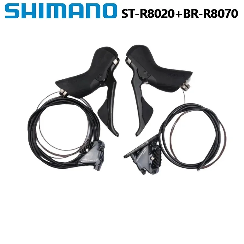 Shimano ULTEGRA ST R8020 Hydraulic Disc Brake DUAL CONTROL LEVER 2x11-Speed ST R8020 DUAL CONTROL LEVER + BR R8070 Brake