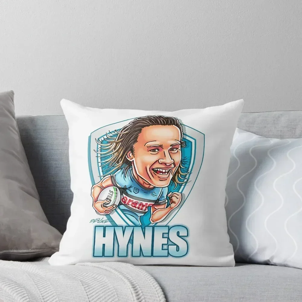 Nicho Hynes cartoon - Cronulla - NRL Throw Pillow Cushions Home Decor Plaid Sofa Sofa Cushions Decorative Cushion Cover pillow