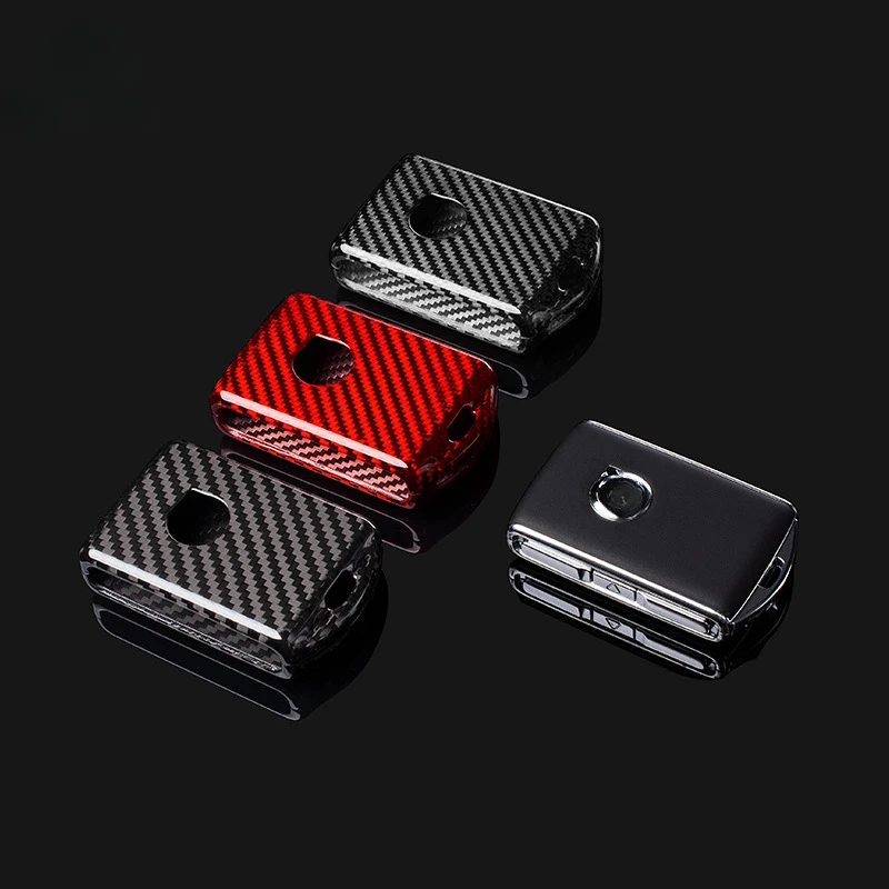 

For Volvo XC60 V60 S60 S90 XC90 V90 Carbon Fiber Car Key Case Cover Remoted Key Protective Shell