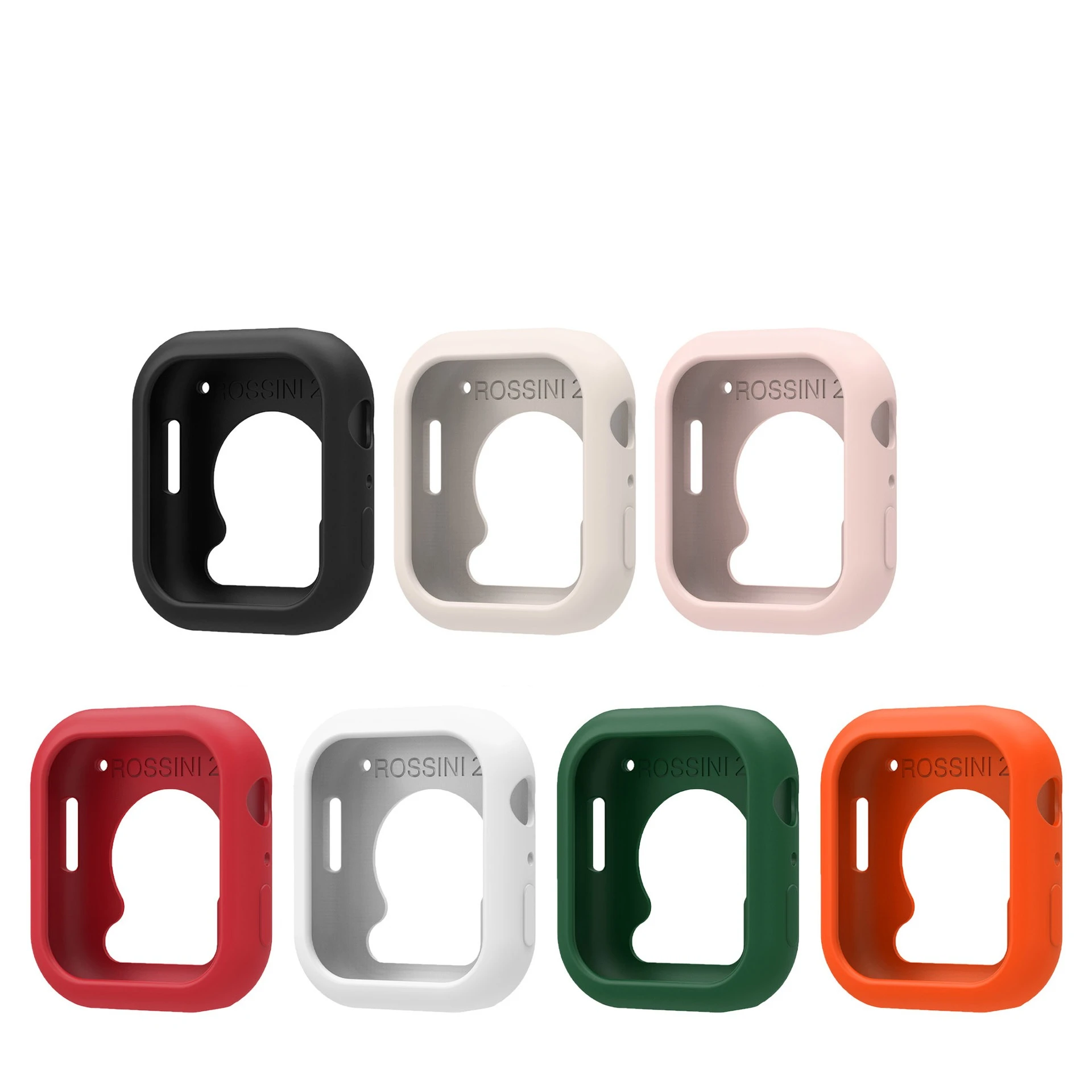 حافظة ساعة كلاسيكية من السيليكون مناسبة لساعة Honor ROSSINI 2i TPU حافظة حماية نصف عبوة