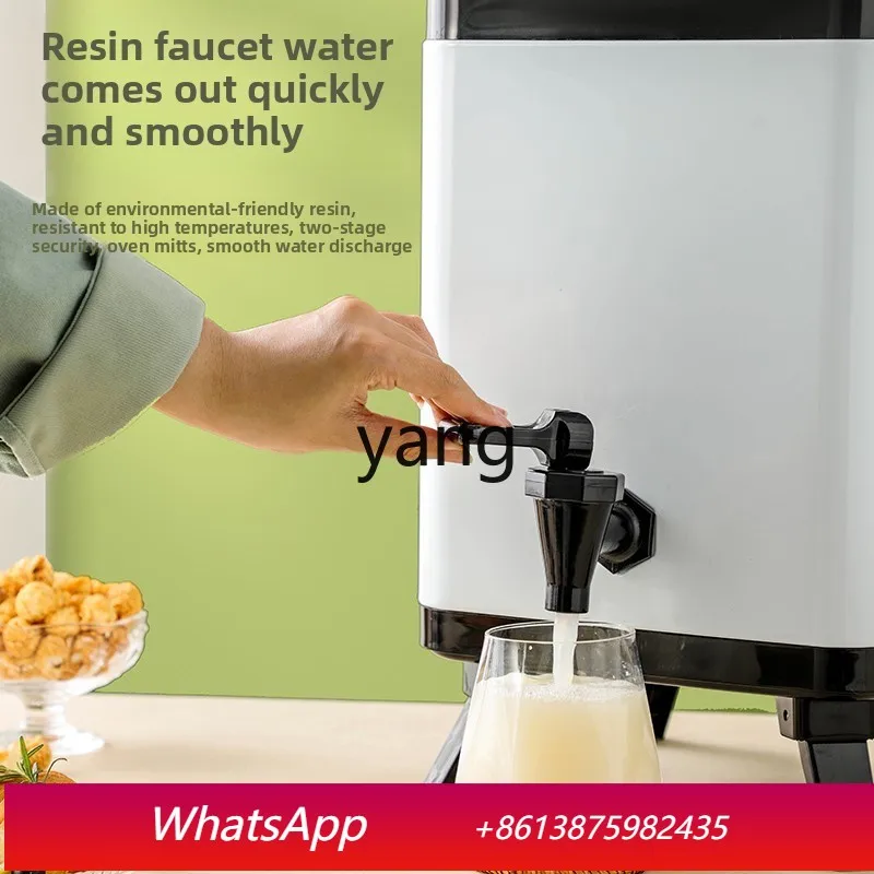 

ClX 304 stainless steel commercial stall special milk tea shop soy milk herbal tea bucket large capacity