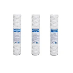 3pcs Water Purifier 20 Inch 5 Micron Sediment Replaceable geyser PP-5 20BB cartridge Pp Cotton Filter Water Filter System