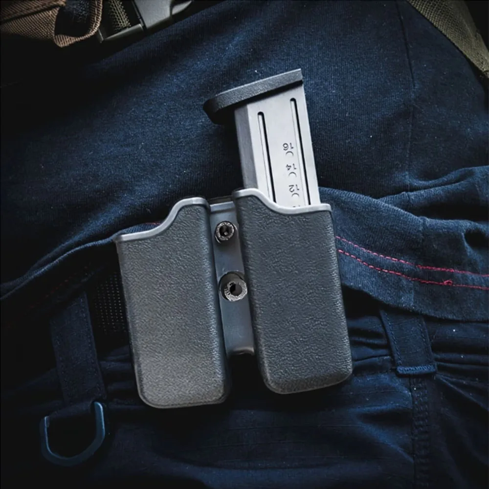 Tactical Double Mag Pouch Quick-Draw Ammo Pouch And Belt-Mounted Mag Pouch Convenient And Efficient