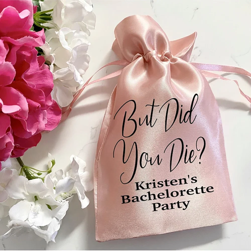 

Custom 5Pcs But Did You Die Bachelorette Party Hangover Recovery Kit Bridal Shower Favor Bag Bridesmaid Gift Wedding Preparation