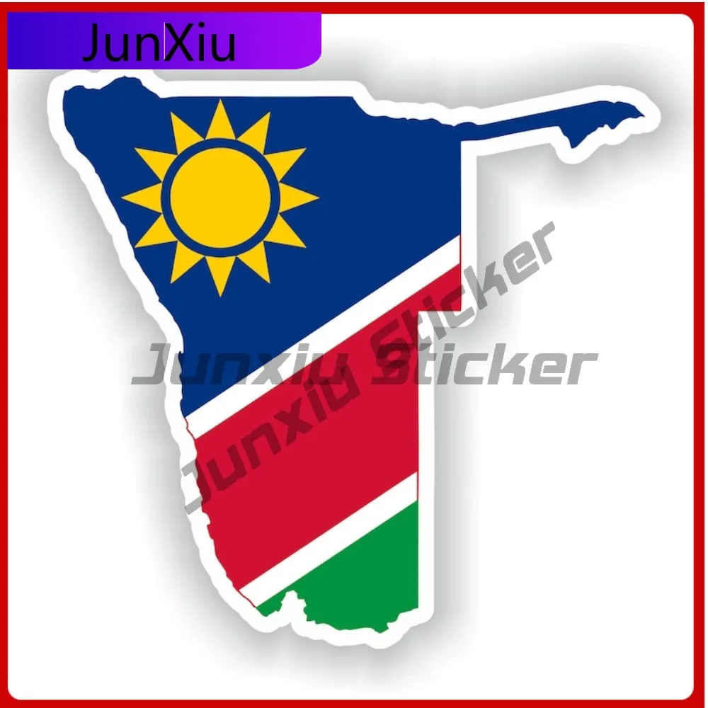 

Namibia Africa National Flag And Emblem Map Shape Stickers Personalized Custom Stickers Car Decoration Suv Outdoor Camping Stick