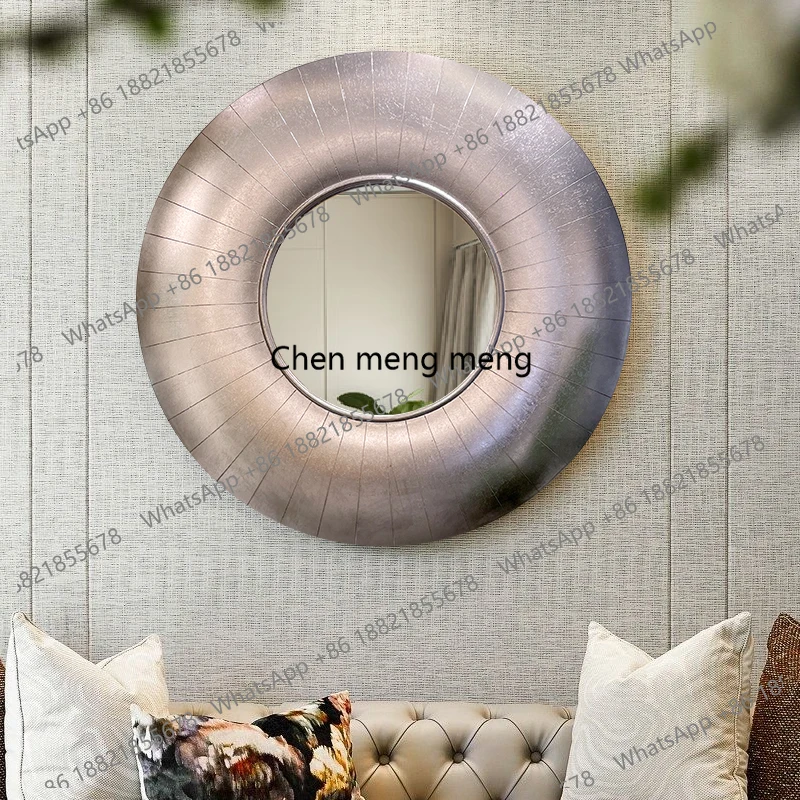 Classical New Chinese Decorative Mirror Entrance Corridor Aisle Wall-mounted Mirror Restaurant