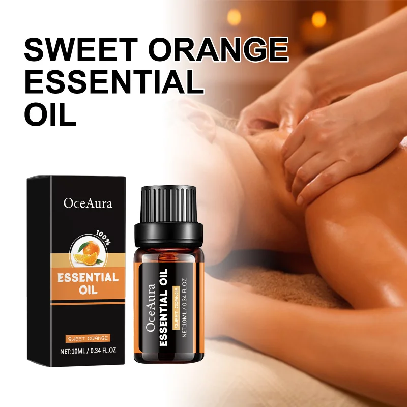 

Эфирное масло сладкого апельсина, увлажняющее массажное масло для тела для ухода за кожей, увлажняющее масло для ароматерапии с освежающим ароматом цитрусовых