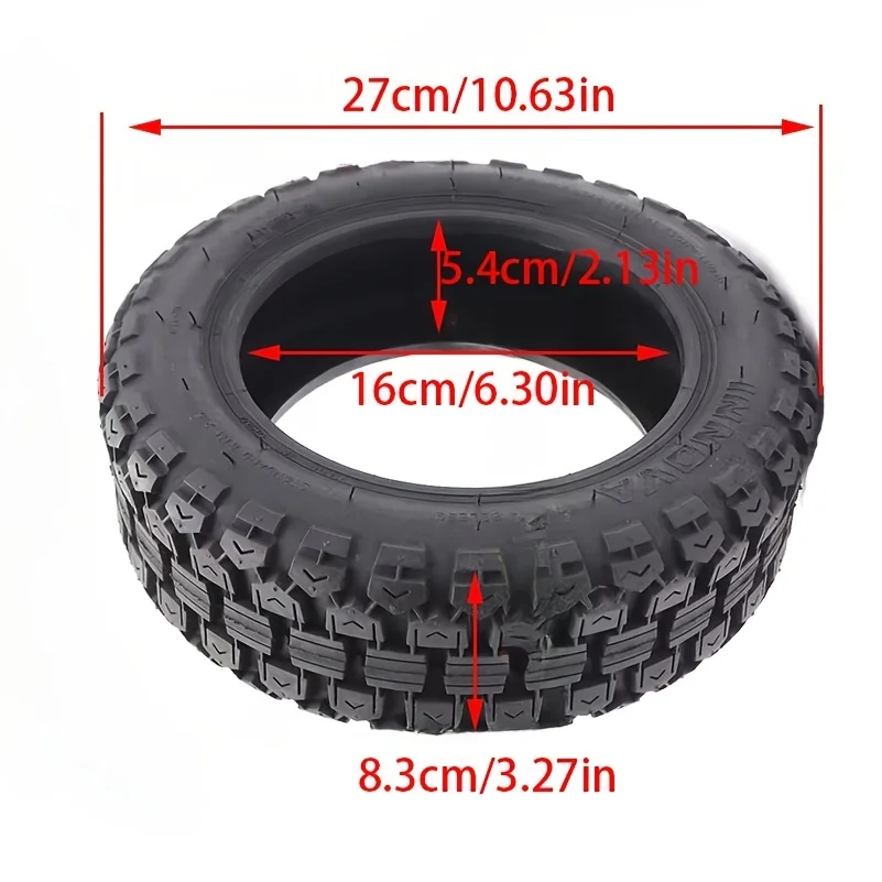 Fotografia 3: Pneu Inflável de 11 Polegadas 90/65-6.5 para Estrada Urbana com Câmara de Ar Reforçada para Patinete Elétrico Speedual Plus Zero 11x