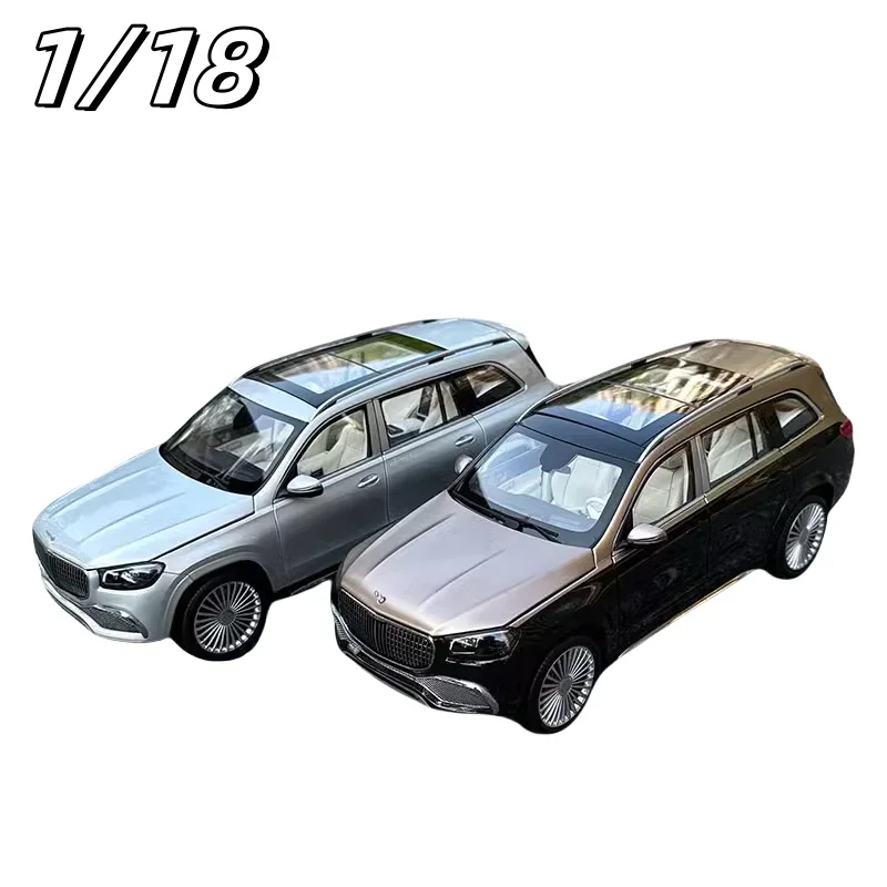 

1/18 Mercedes-Benz Maybach GLS 600 alloy full open model, children's collection of decorative toys, holiday gifts for friends.