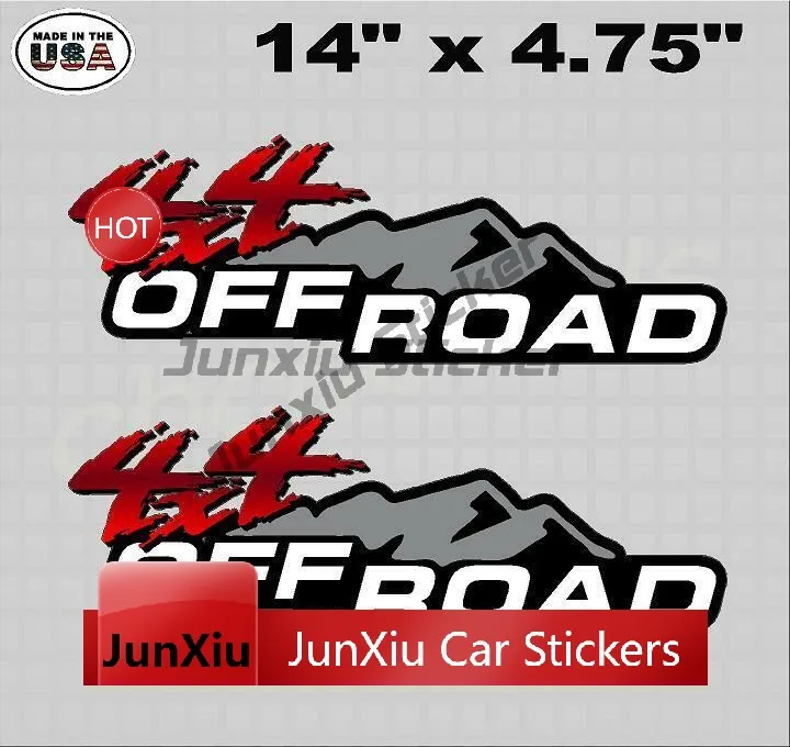 2 Stück 4x4 Offroad Pink Camo Aufkleber für LKW-Ladefläche und Heckklappe, Vinyl-Grafiken, 4x4 Offroad Mountain Vinyl-Aufkleber Zubehör Motor – Detail 18