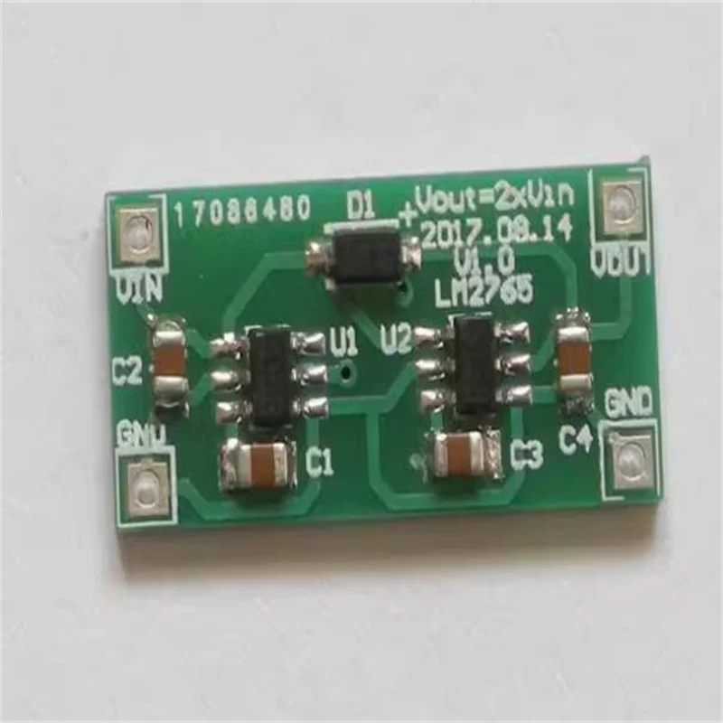 2x non inductive boost output board, suitable for lithium batteries to replace square LM2765  circuit board