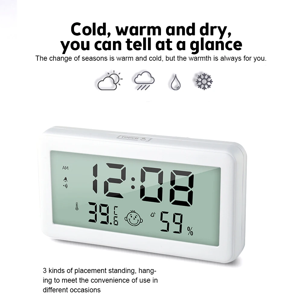 New Electronic Thermohygrometer Home Office Thermometer Humidity Meter Temperature Sensor Humidity Meter Thermometer Hygrometer