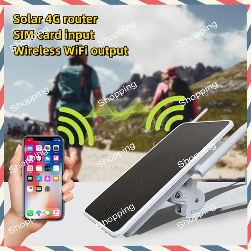 M20K 6W 4G Solar Router,Wifi Repeater,4G Router Solar Powered One Machine ,IP66 Waterproof