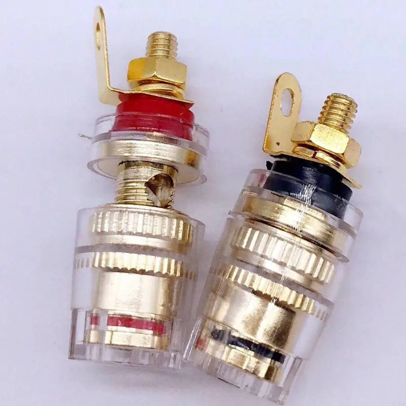 8pcs/set altoparlante per morsetto per altoparlanti Post 4 mm Connettore amplificatore a bassa frequenza a bassa frequenza