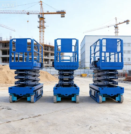 

YG Customized Aerial Work Platform Full Electric Scissor Lift 6m Max Height Self Propelled Driver 113kg Capacity High Manganese