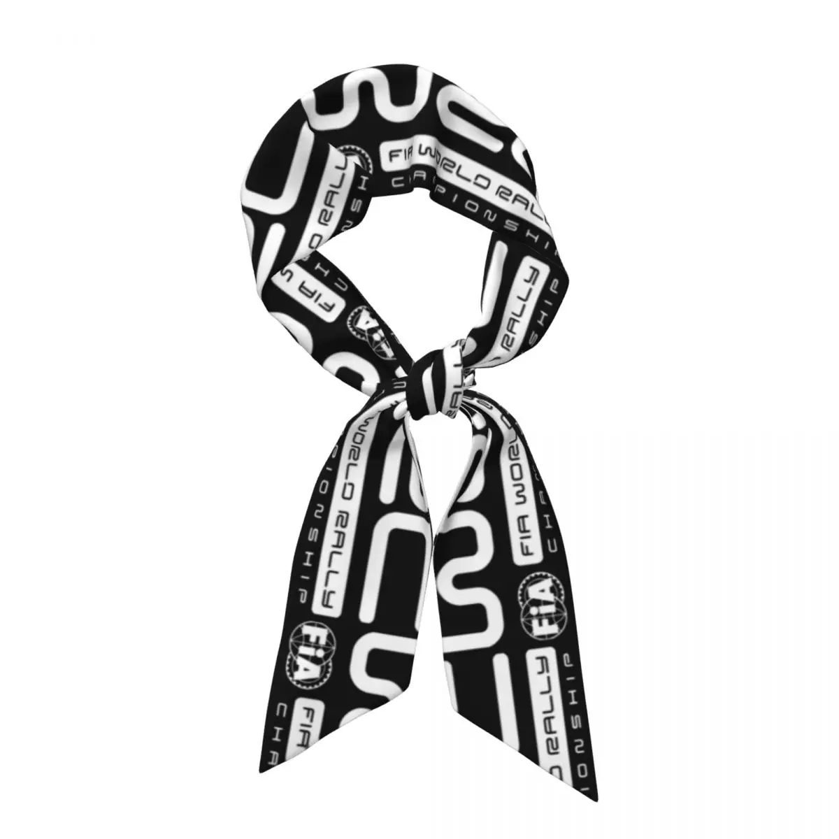 World Rally Championship WRC (2) Women Long Narrow Scarf Silky Skinny Scarf Multi-use Neck Head Wrap for Office Daily Party
