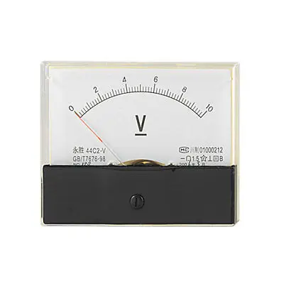 

New Analog Panel DC Voltage Panel Voltmeter Gauge 0-10V