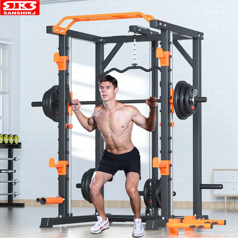 

Household Comprehensive Training Smith Machine, Weightlifting, Squat Bench, Push Gantry, Fitness Equipment