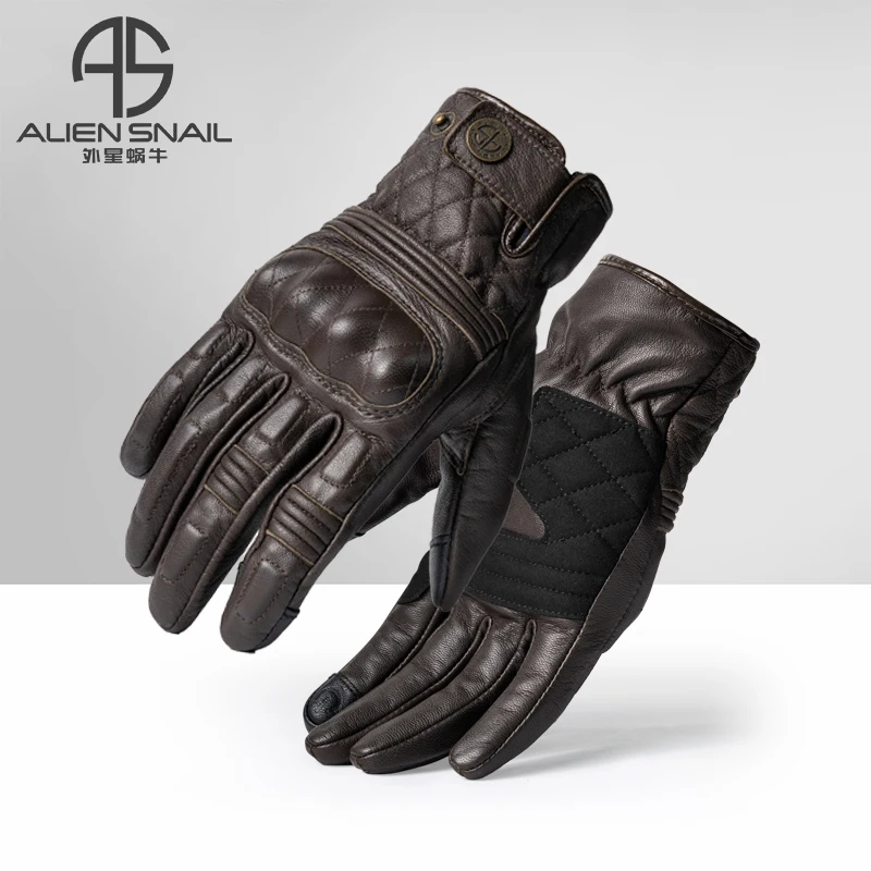 

Мотоциклетные перчатки, зимние кожаные перчатки для мужчин, теплые внутренние перчатки с сенсорным экраном, мотоциклетные перчатки MTB, велосипедные перчатки Guantera Moto