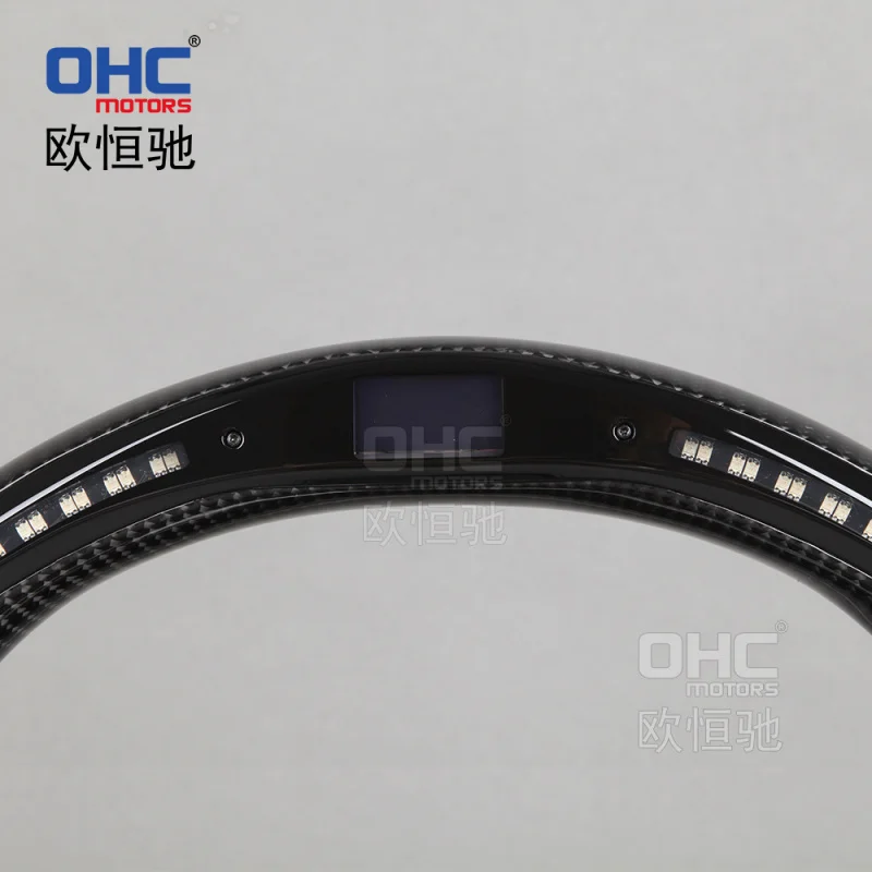 For BMW E chassis E90 modification and upgrade of the steering wheel of German to carbon fiber with 20 LED lights