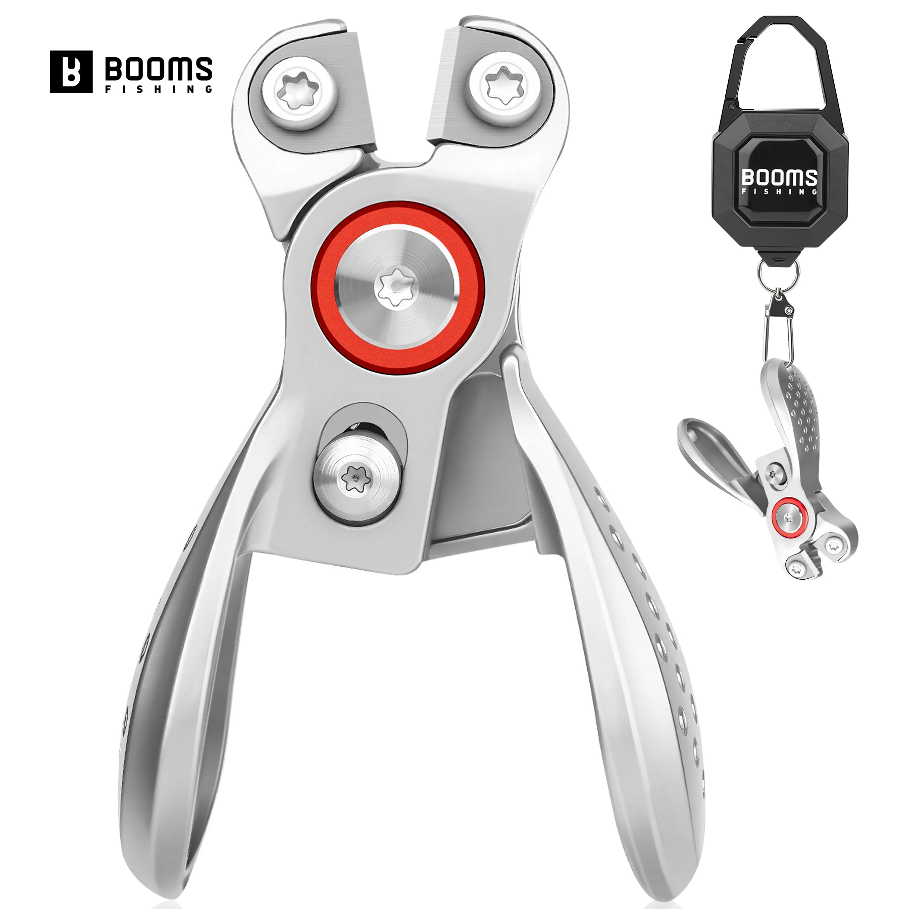 ازدهار الصيد البسيطة الفولاذ المقاوم للصدأ خط القاطع مقص الصيد ل مضفر أحادية فلورو خط الصيد مع قفل الإصدار السلامة