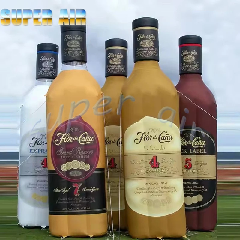 Énorme bouteille gonflable pour décoration publicitaire, design Unique, offre spéciale